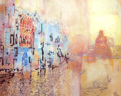 Gemälde Venedig-Karneval