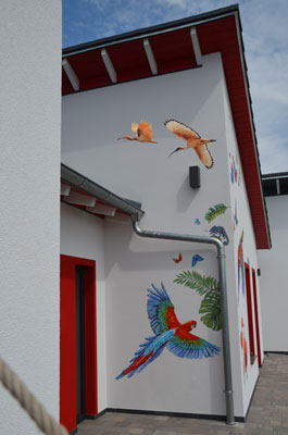 Auftragsarbeiten Wandmalerei