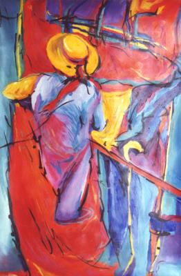 Gemälde Venedig-Karneval