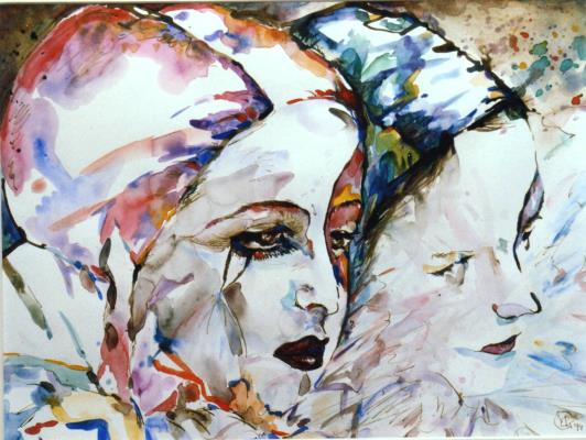 Gemälde Venedig-Karneval