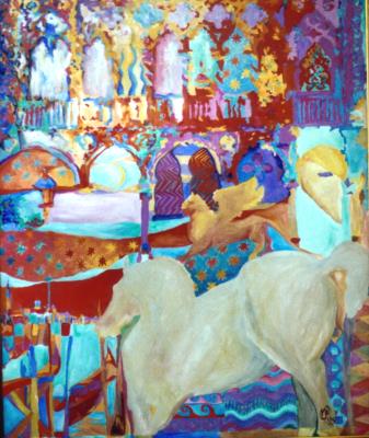 Gemälde Venedig-Karneval