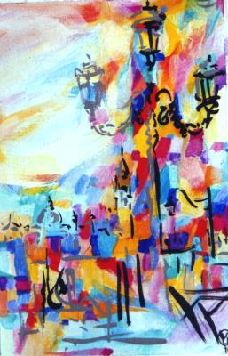 Gemälde Venedig-Karneval