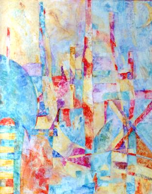 Gemälde Venedig-Karneval