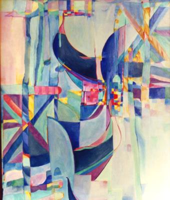 Gemälde Venedig-Karneval